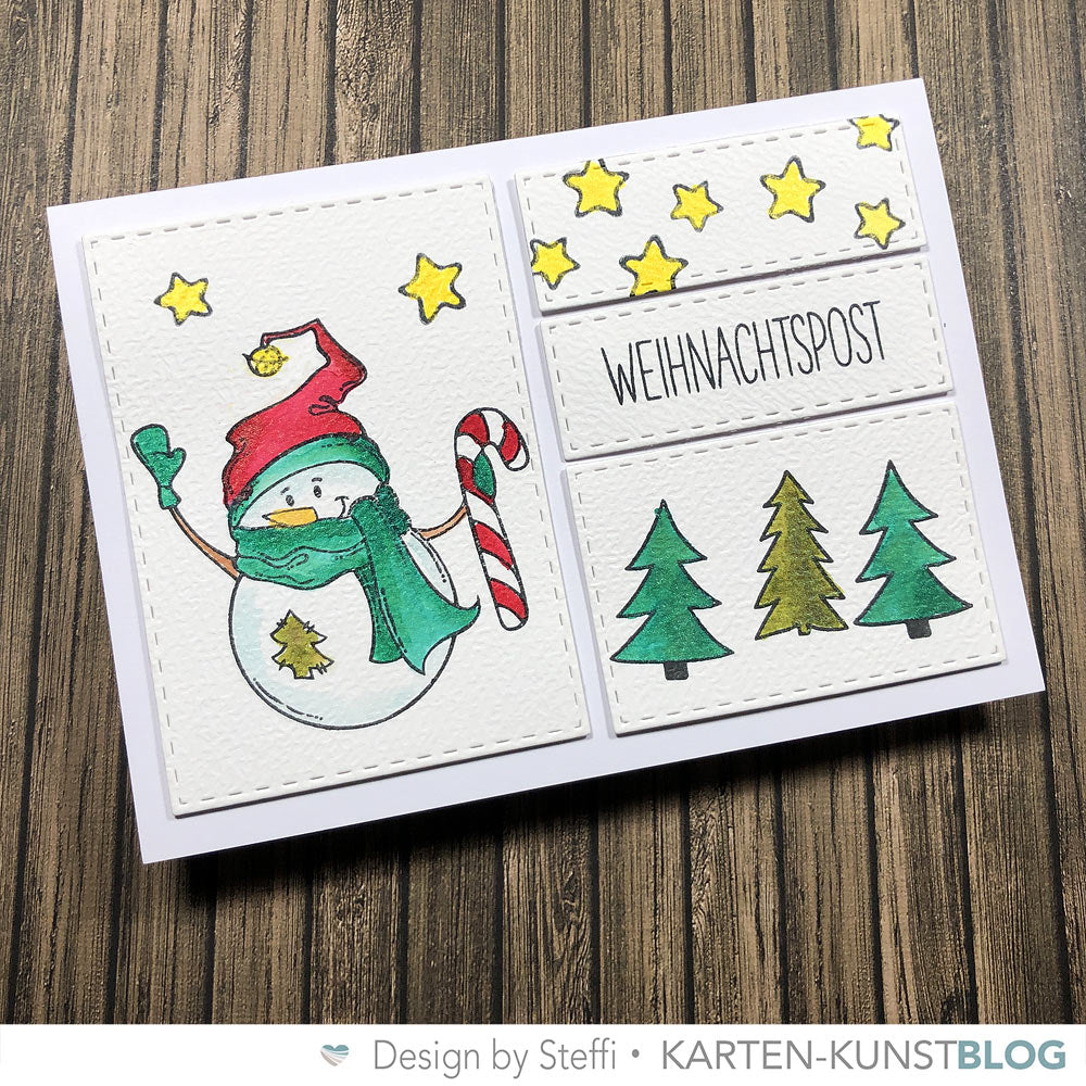 Weihnachtskarte mit dem Card-Designer