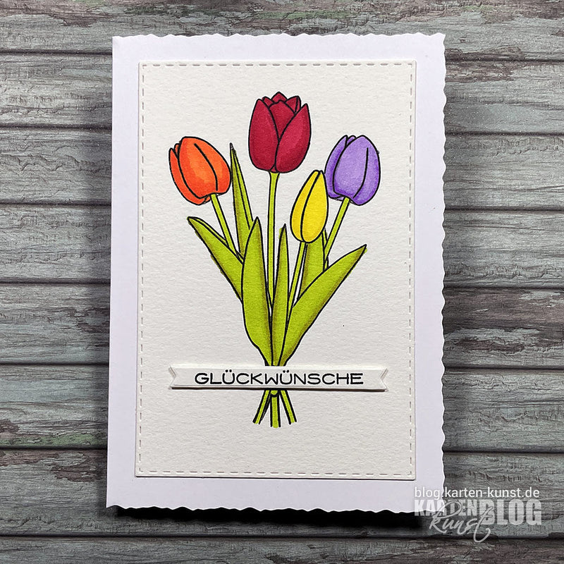 Tulpen-Glückwünsche