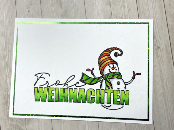 Fröhliche Weihnachtskarte