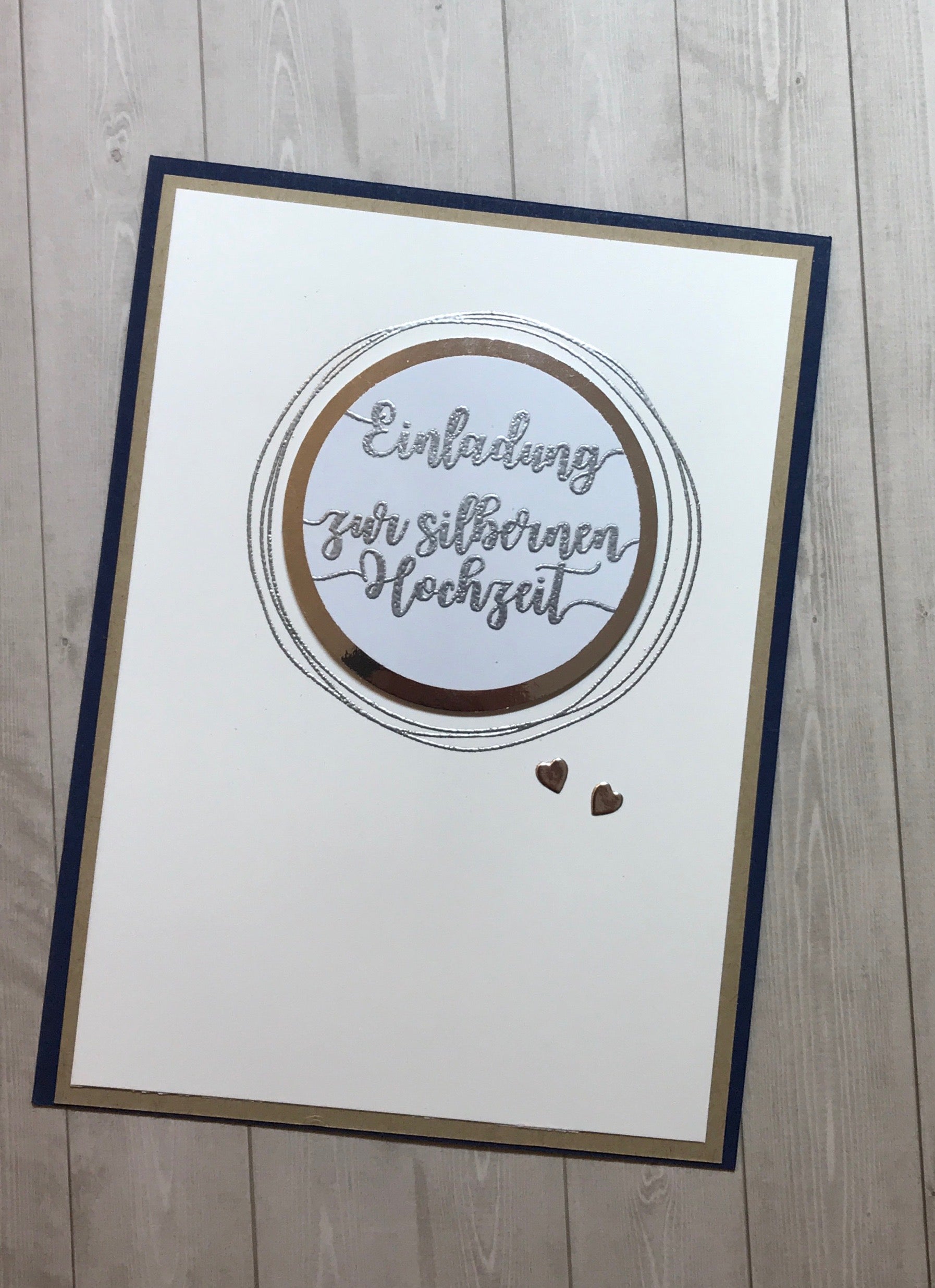 Einladungen zur silbernen Hochzeit