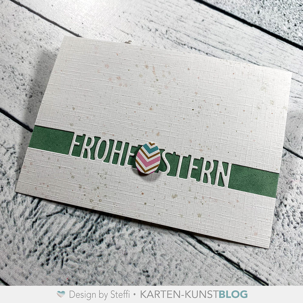 Schlichte Osterkarte