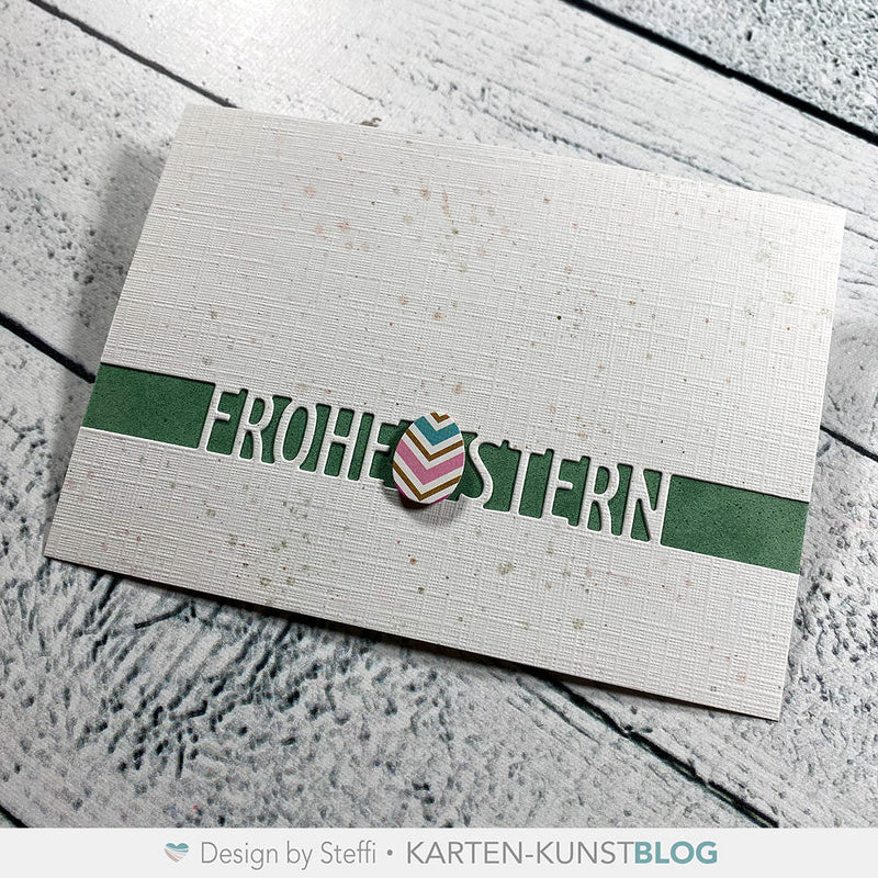 Schlichte Osterkarte