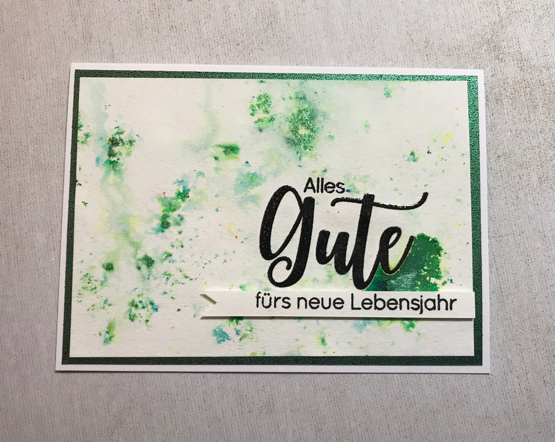 Schlichte Männerkarte