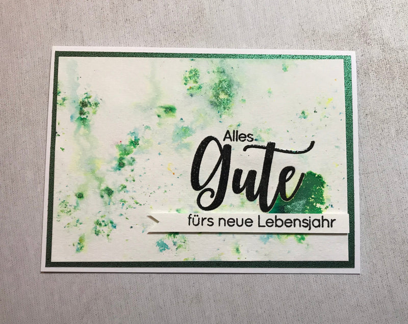 Schlichte Männerkarte