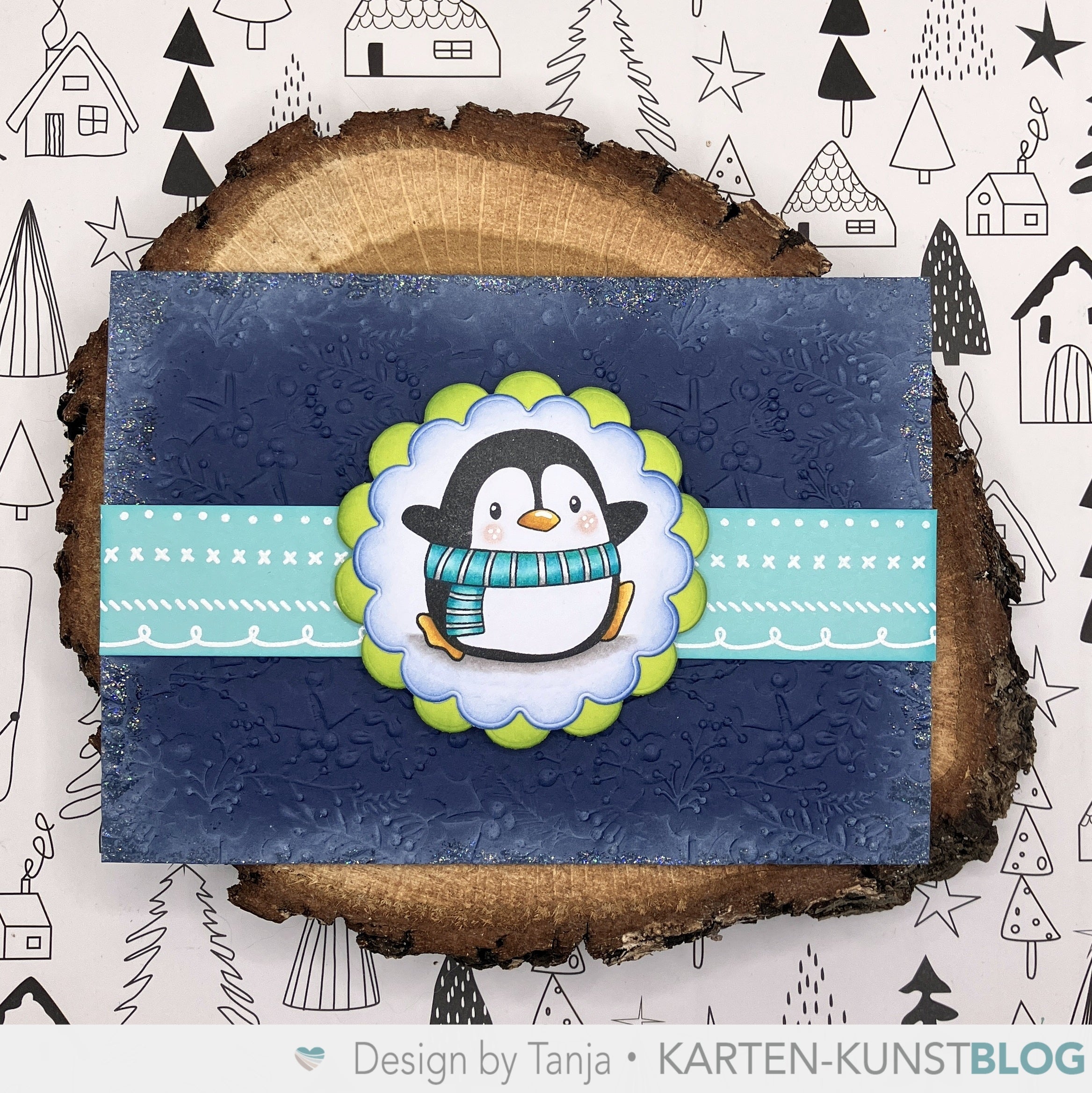 Pinguin - Karten-Kunst Skizze #KKSkizze027