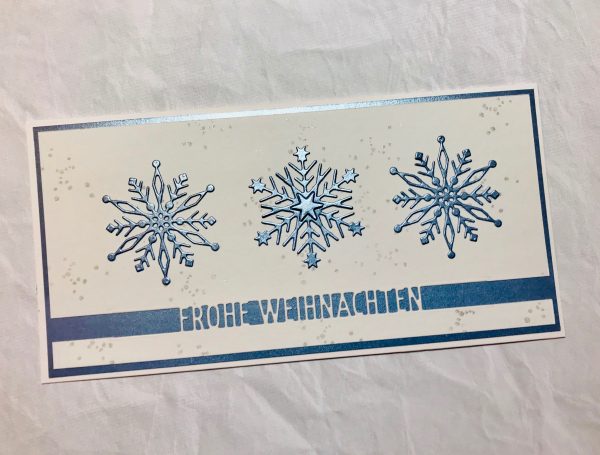Drei Eiskristalle