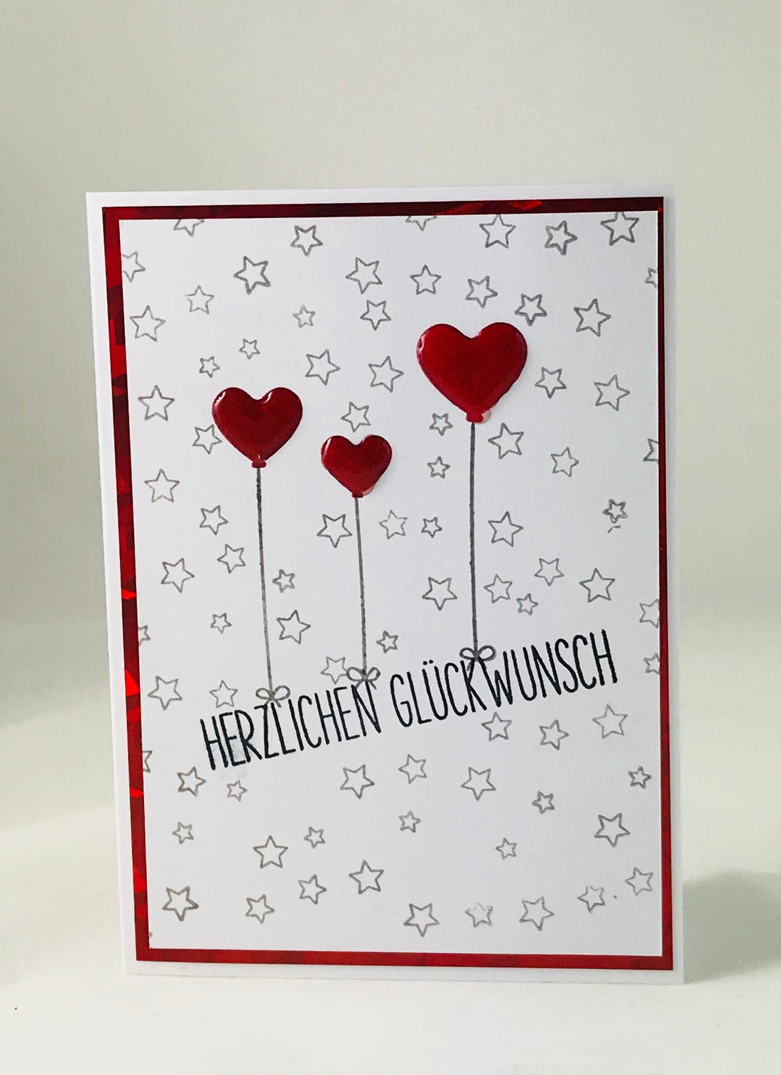 Schwebende Glückwünsche