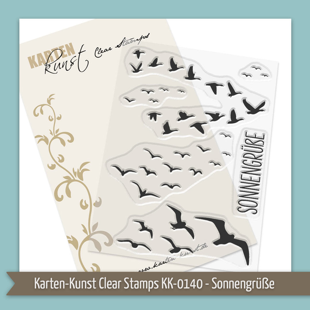 Produkt-Spotlight: Karten-Kunst Clear Stamps KK-0140 Sonnengrüße