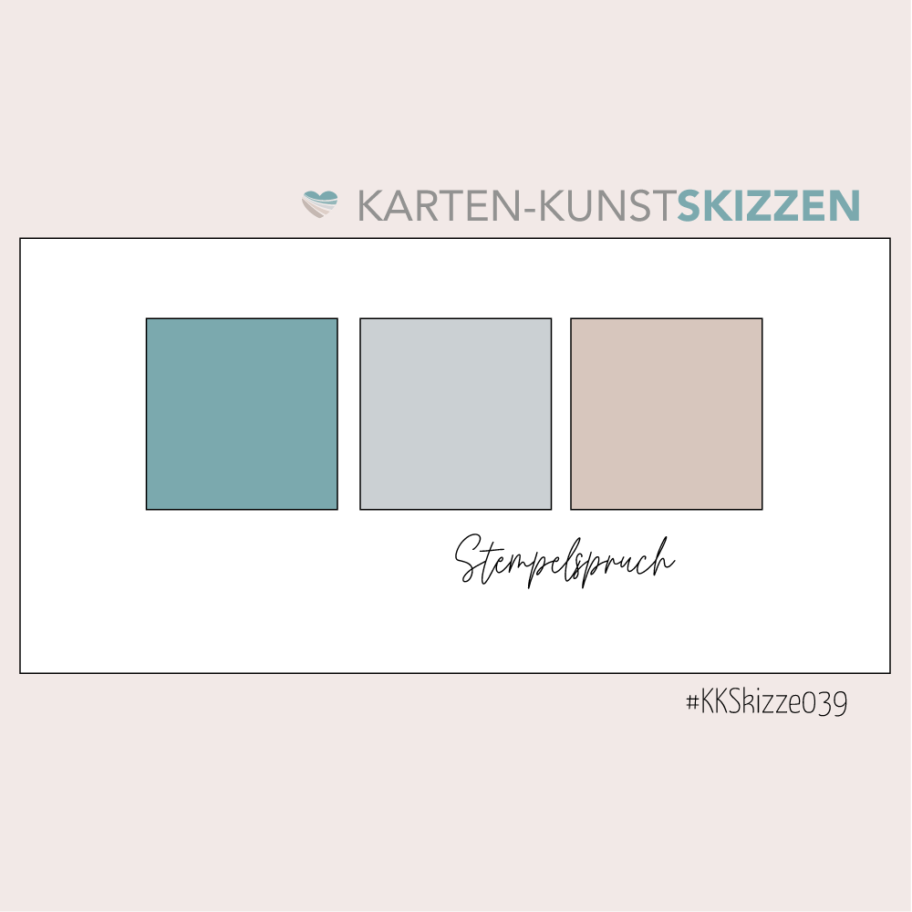 Karten-Kunst Skizze #039 – Farbenspiel in drei Teilen