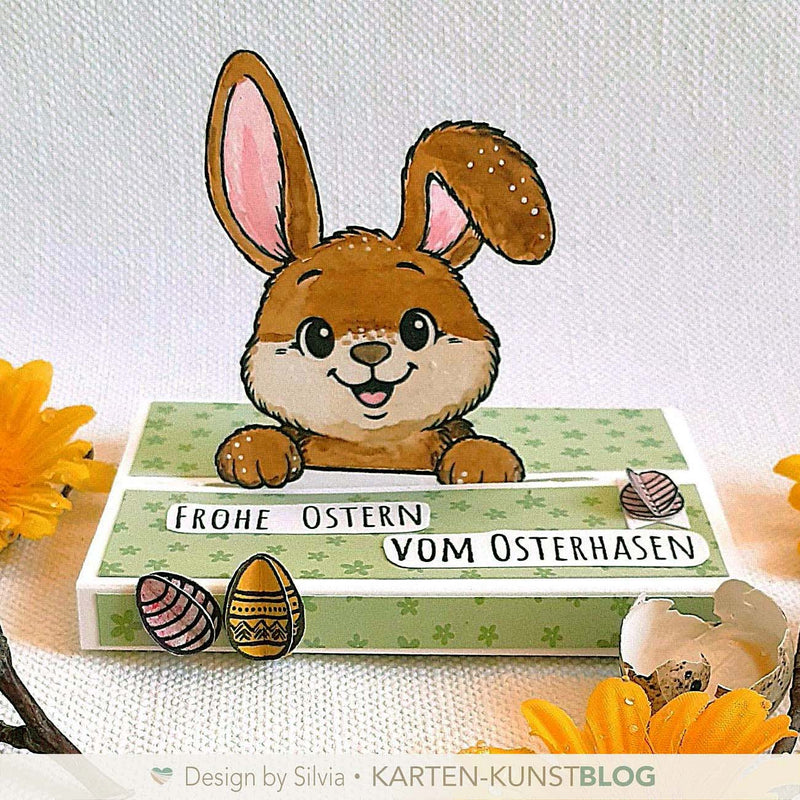 Wenn der Osterhase aus der Karte hüpft