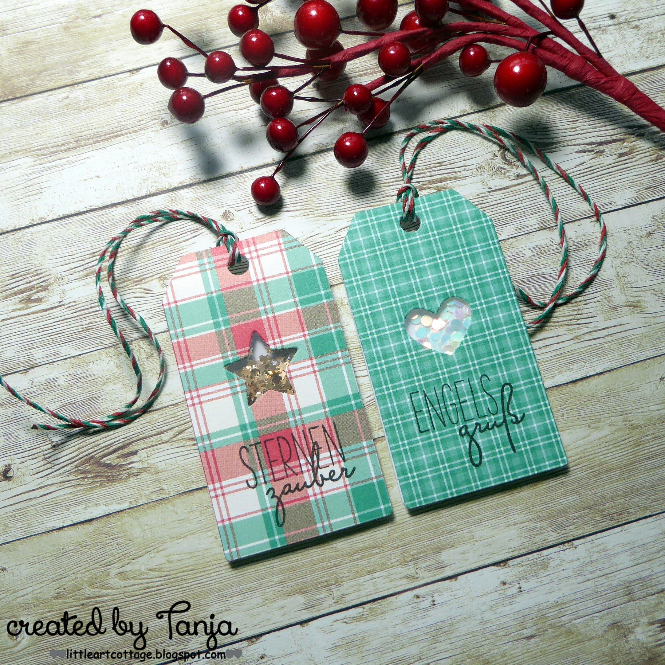 Christmas Shaker Tag Duo