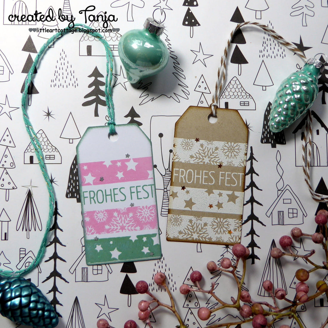 Frohes Fest Tag-Duo