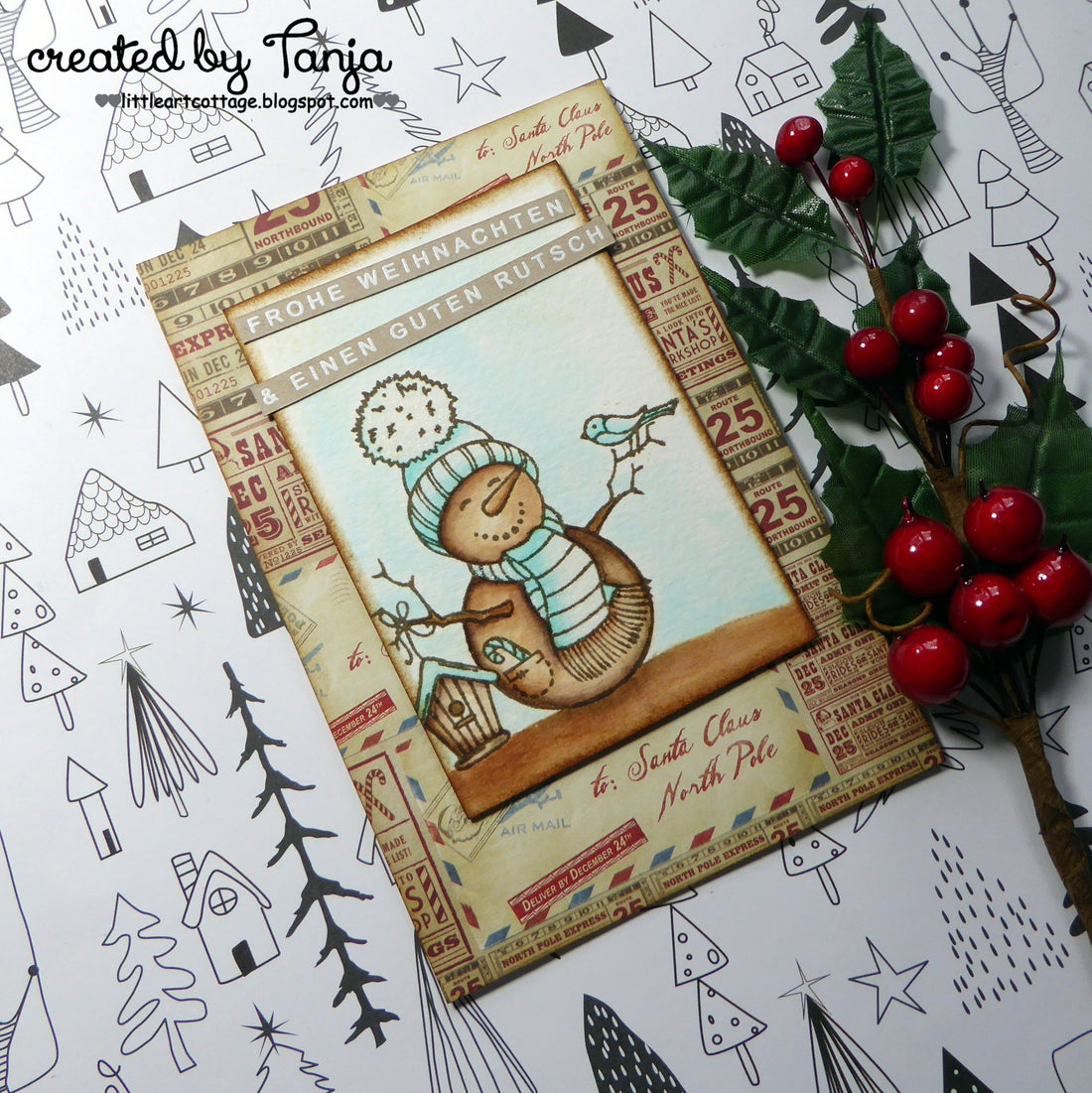 Vintage Snowman