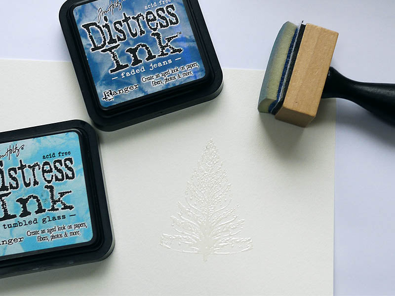 Technique #5: Distress-Hintergrund mit Twist