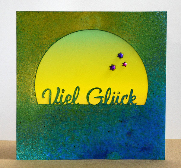Neue Karten-Kunst-Stanze: Viel Glück