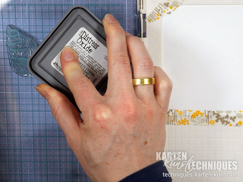 Karten-Kunst Technique #53: Blitz-Colorieren mit Distress Inks