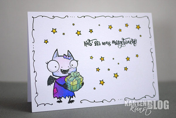 Daisy mit Geschenk