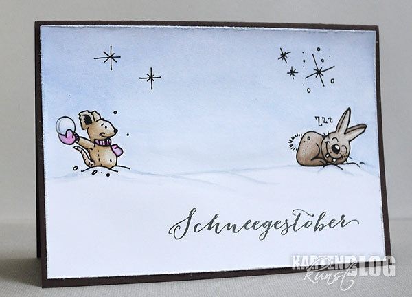 Schneeballschlacht