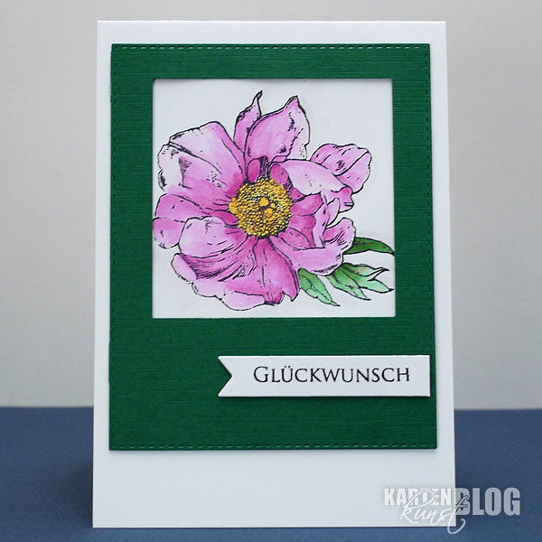 Blumiger Glückwunsch