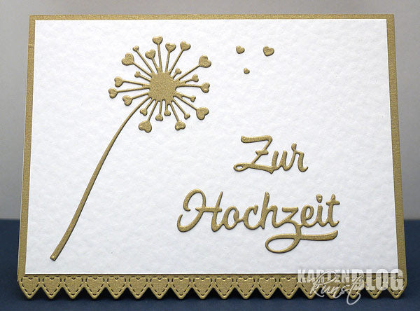 Herzblumen zur Hochzeit