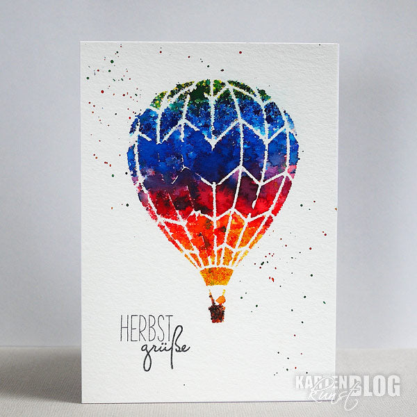 Heißluftballon-Grüße