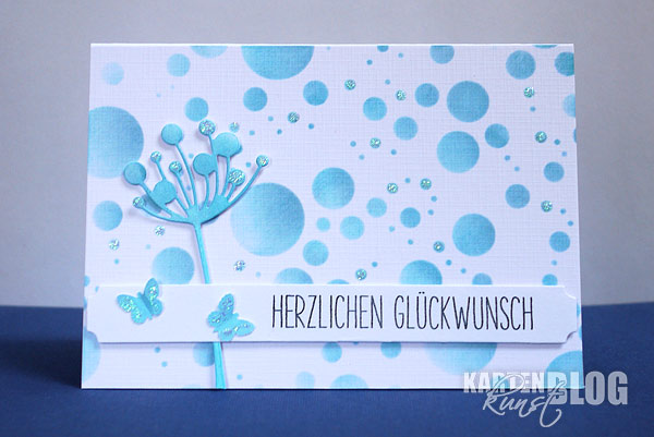 Glückwunsch unter dem Meer