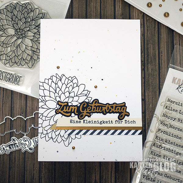 Chrysantheme zum Geburtstag