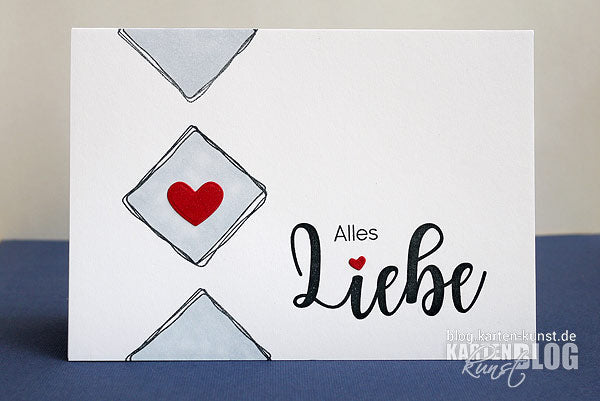 Klar und grafisch: Alles Liebe