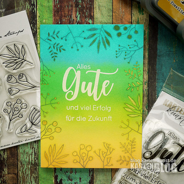 Doodle Plants mit Metallic-Aquarellfarben - mit Video!