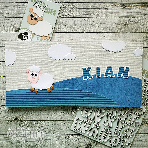 Schäfchen und Schäfchenwolken für Kian