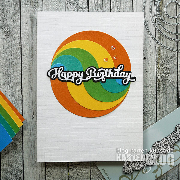 Karten-Kunst Quick Card Friday #17 – Kreis-Arrangements