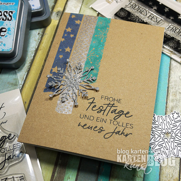 Karten-Kunst Stempel-Release September 2021 - Washi-Tape Weihnachten & Spruch-Kombinationen Weihnachten