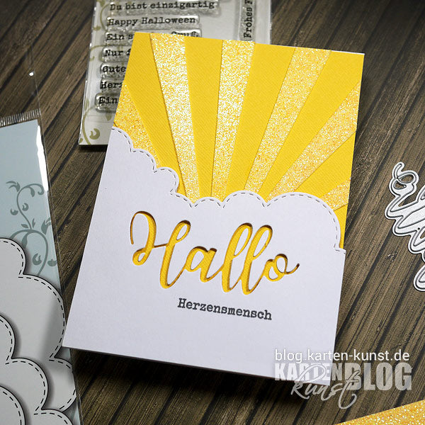 Karten-Kunst Quick Card Friday #36: Sonniges Hallo