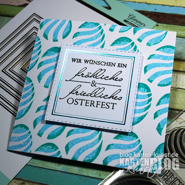 Karten-Kunst Quick Card Friday #42 - Ostergrüße aus dem neuen Stempel-Release
