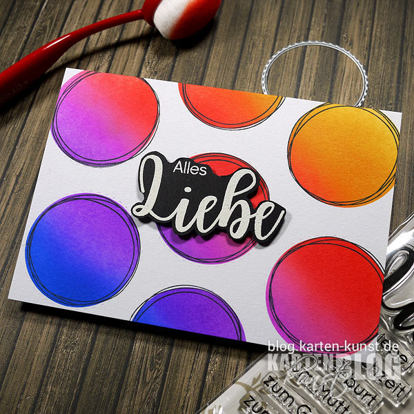 Karten-Kunst Quick Card Friday #46 - Bright & Bold