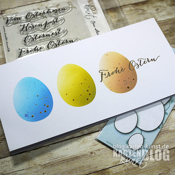 Karten-Kunst Quick Card Friday #49 - Pastellige Ostereier