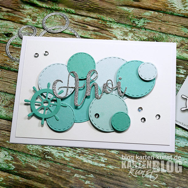 Karten-Kunst Quick Card Friday #56 - Blubber-Ahoi