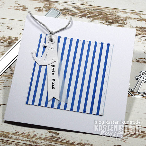 Karten-Kunst Quick Card Friday #62 - Maritimes Moin Moin
