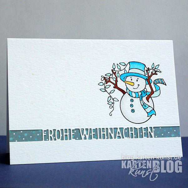 Lichterketten-Schneemann