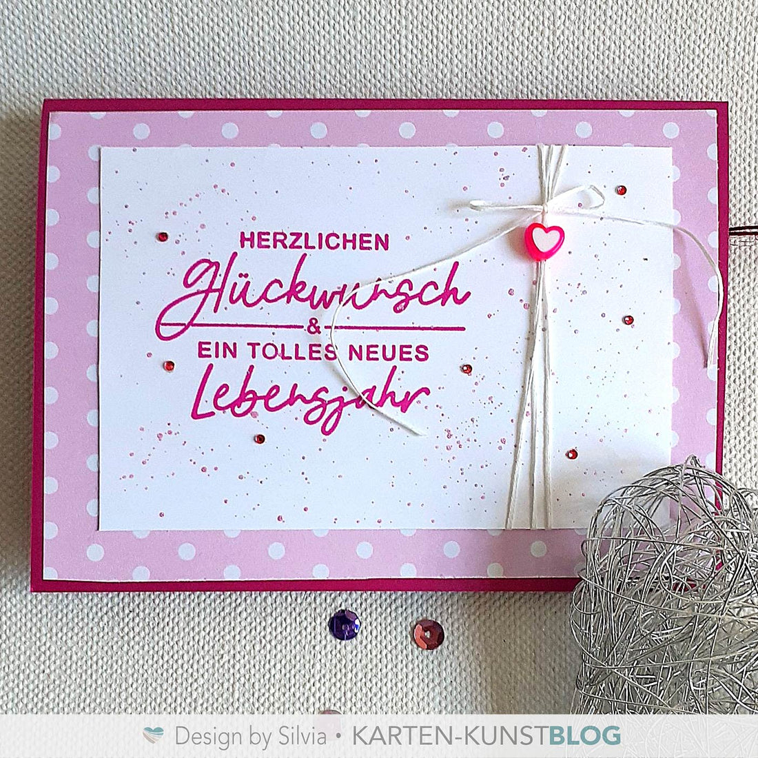 Regenbogen-Ziehkarte zum 11. Geburtstag