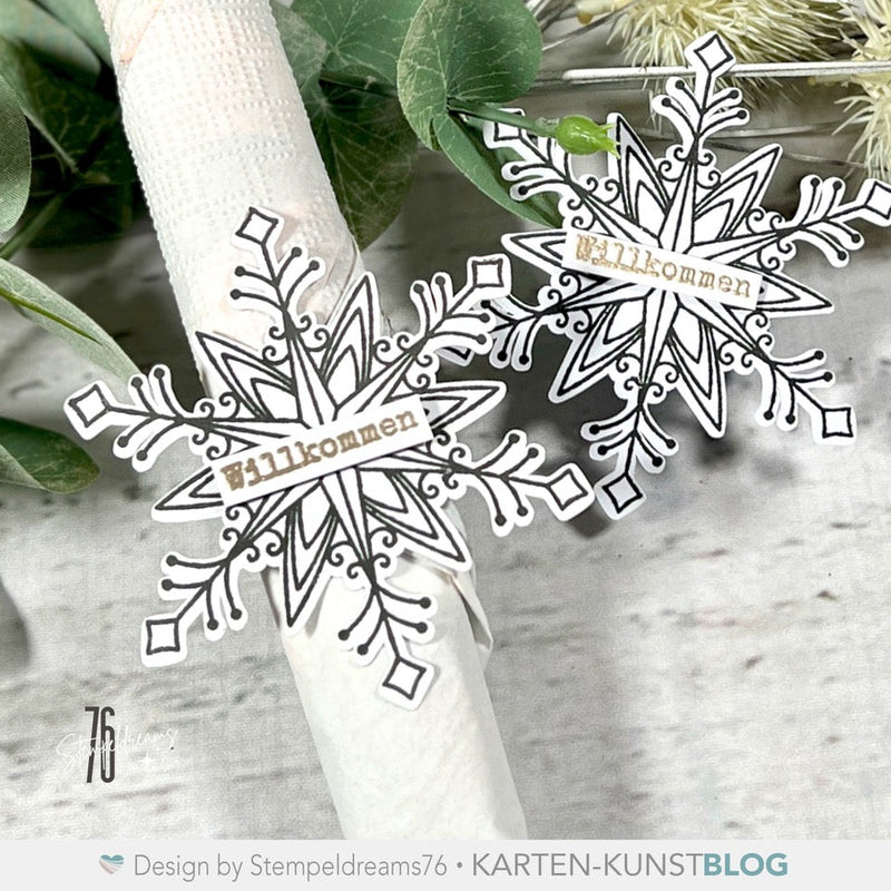 Winterliche Geburtstags-Tischdeko
