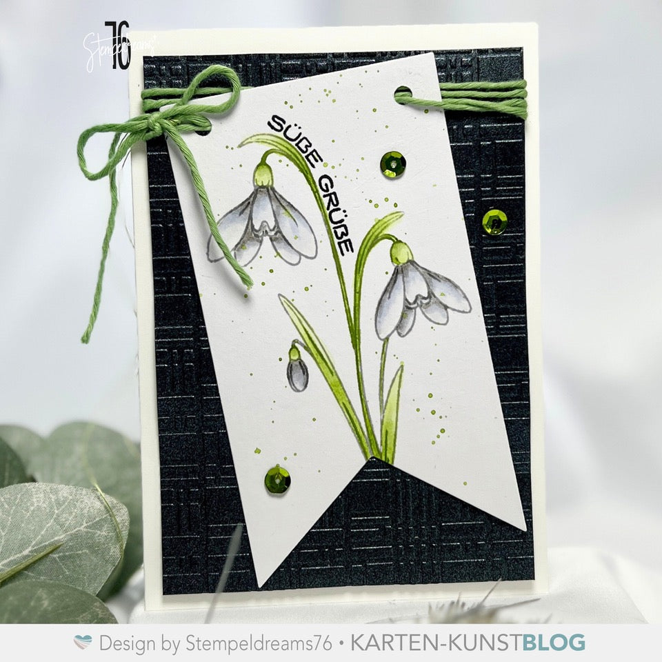 Vorstellung aus dem neuen Release: Schneeglöckchen-Stempel