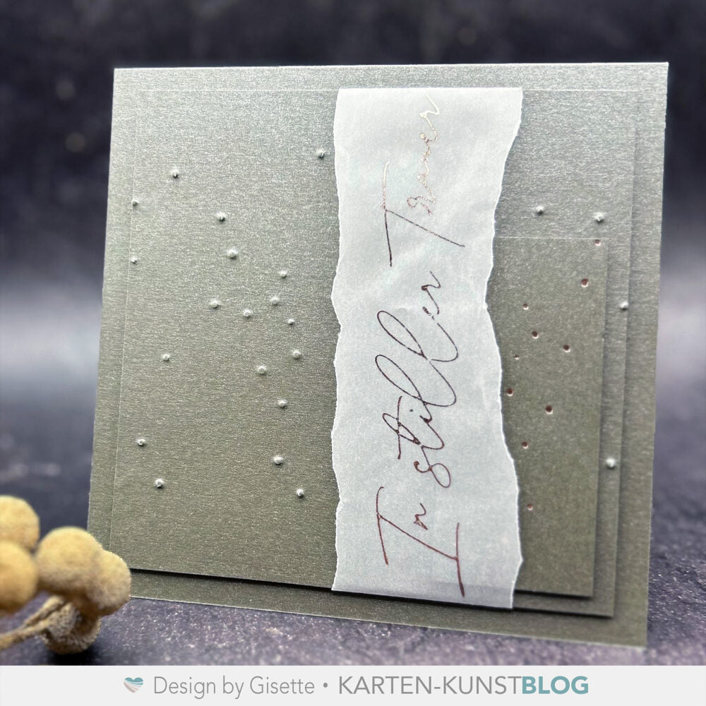Varianten mit der Dots-Hot Foil Platte