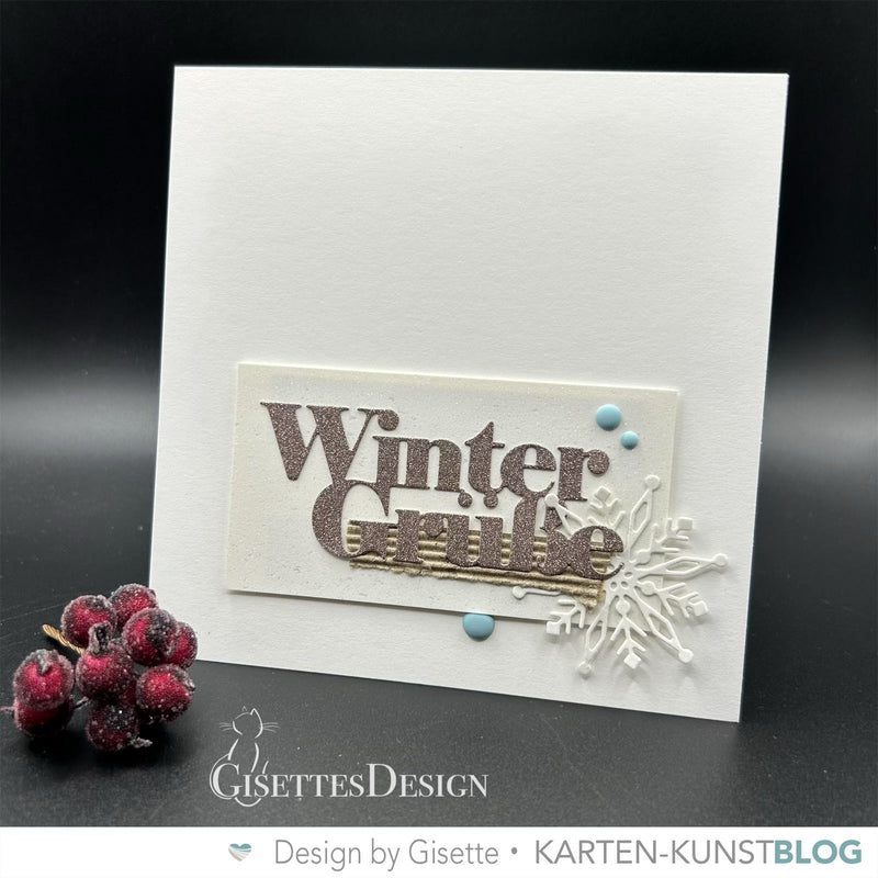 Weiße Wintergrüße