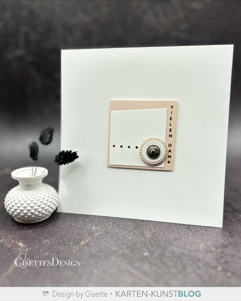 Glänzende Grüße mit den Mini Worten + Hot Foil