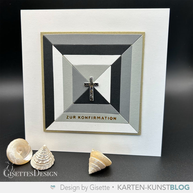 Konfirmationskarte mit dem Card Designer