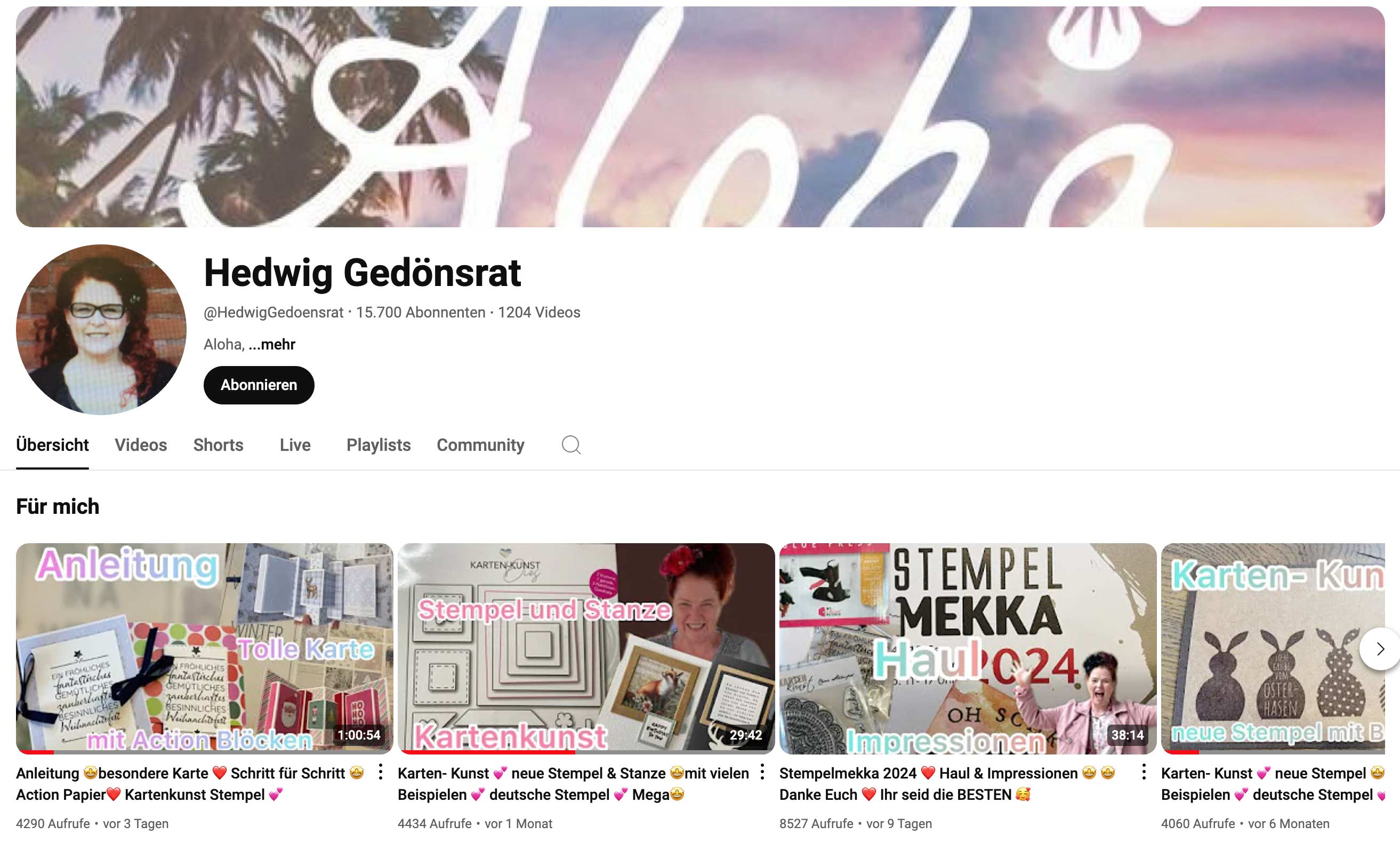 Willkommen im Designteam, liebe Hedwig Gedönsrat!