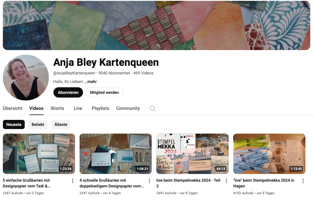 Tolle neue Videos von der Kartenqueen