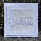 Karten-Kunst Stanzschablone kk-D180 - Riesige Hochzeit