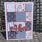 Karten-Kunst Stanzschablone kk-D144 - Riesiges Ahoi